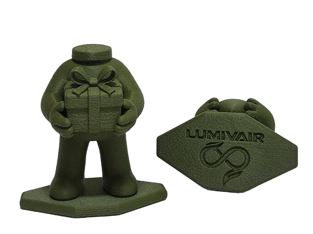 Figurine Lumivair et Support pour Plante Aérienne - Ensemble