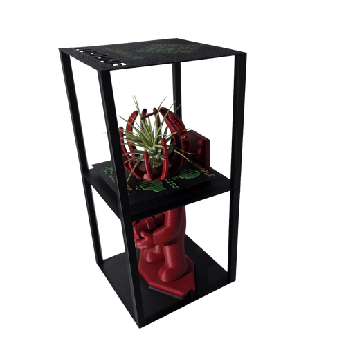 Figurine Lumivair et Support pour Plante Aérienne - Ensemble